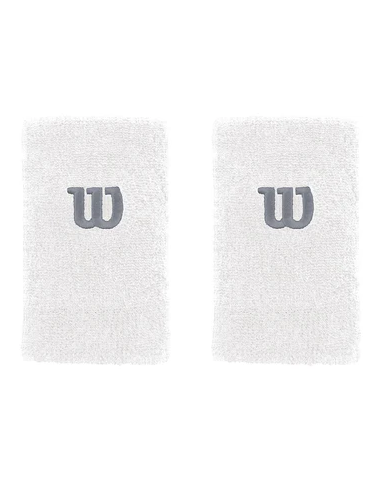 Wilson Ekstra Stor Hvidt Tennis Håndledsbind 